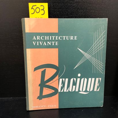 null "生活建筑"。比利时：维克多-布尔乔亚作序。P., Albert Morancé, (1958), 4°, 螺旋装订和编辑纸板。(qs针在第1个f.白...