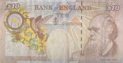 null BANKSY (after). "Di-Faced Tenner 10 Pounds. Multiple. Print on paper, mounted...