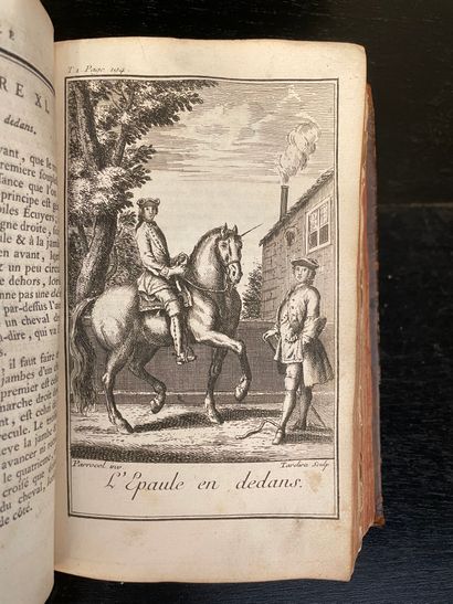 null LA GUÉRINIÈRE (François Robichon de). École de cavalerie ; contenant la connoissance,...