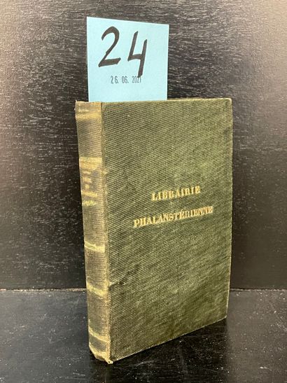 null 基布兹和参与式住房的先驱--BRIANCOURT（M.）。参观法阵。P., Librairie phalanstérienne, 1848, in-16,...