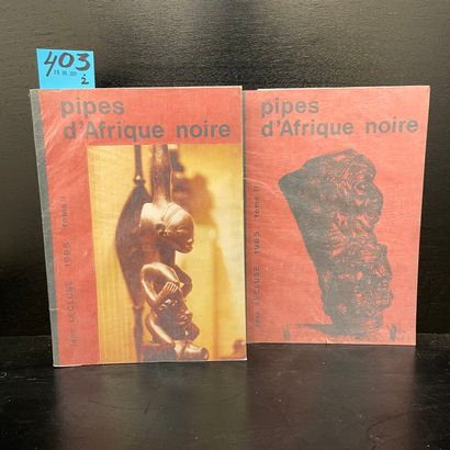 null LECLUSE (J.). Pipes d'Afrique noire. Liège, L'Auteur, 1985, 2 vol. 4°, 721 p.,...