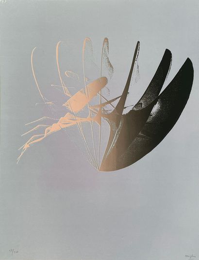 BROGLIA (Enrique). Untitled (1973). Silkscreen in colours printed on wove paper,...