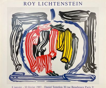 LICHTENSTEIN (Roy). Affiches (1983). Réunion de 2 lithographies en couleurs tirées...