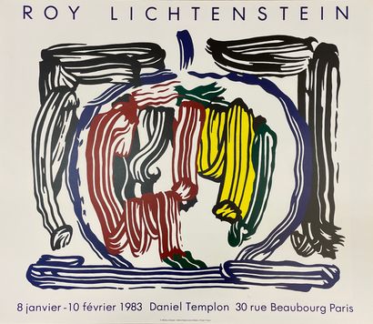 LICHTENSTEIN (Roy). Affiches (1983). Réunion de 2 lithographies en couleurs tirées...