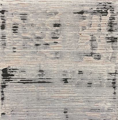 null KRAVAGNA (Michael). "Composition" (2010). Huile sur toile, marouflée sur panneau,...