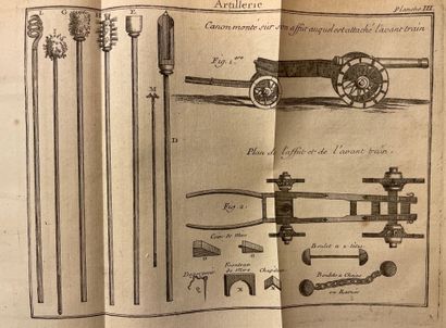 null LE BLOND [(Guillaume)] 。L'Artillerie raisonnée，包含不同枪械的描述和使用[...]。新版，经修订和纠正。巴黎，Cellot...