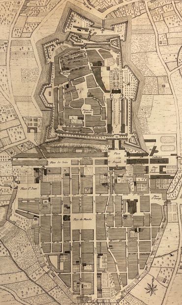 null 南希--[米歇尔（尼古拉斯-莱奥波德）]。自1751年起至1759年，波兰国王、洛林公爵和巴尔为美化南锡市而建造的建筑物的支出总账，大对开本（45 x...