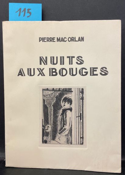 DIGNIMONT.- MAC ORLAN (Pierre). Nuits aux bouges. Eaux-fortes de Dignimont. P., Flammarion,...