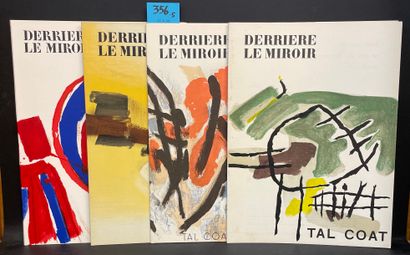 TAL-COAT.- "Derrière le Miroir". N° 64. Tal-Coat. P., Maeght, 1954, in-folio, en...