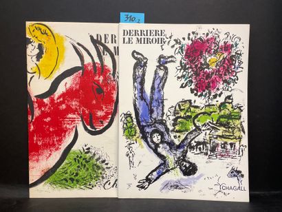CHAGALL.- "Derrière le Miroir". N° 44/45. Chagall. P., Maeght, 1952, en feuilles,...