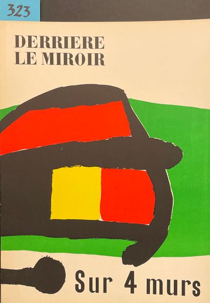 "Derrière le Miroir". N° 107/108/109. Sur 4 murs. P., Maeght, 1958, in-folio, en...