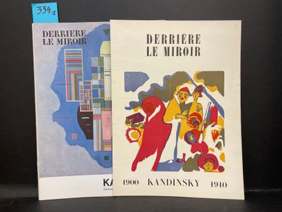 KANDINSKY.- "Derrière le Miroir". N° 42. P., Maeght, 1951, 1 f. in-folio dépliant,...