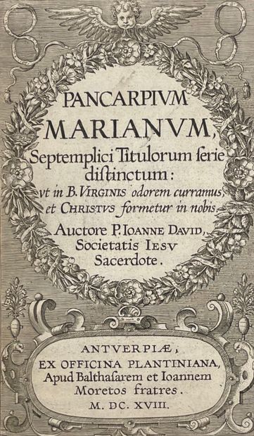 null Emblemata - GALLE, Theodore - DAVID (Jean).Pancarpium Marianum, septemplici...