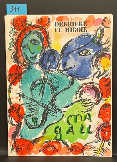 CHAGALL.- "Derrière le Miroir". N° 198. P., Maeght, 1972, in-folio, en feuilles,...