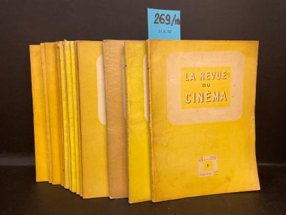 null "La Revue du cinéma" (série nouvelle). Paris, 1946-49, 18 vol. 8° (sur 19 au...
