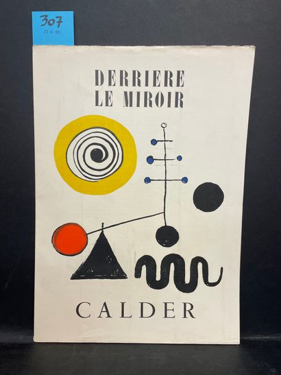 CALDER.- "Derrière le Miroir". N° 31. Calder. P., Maeght, 1950, in-folio, en feuilles,...