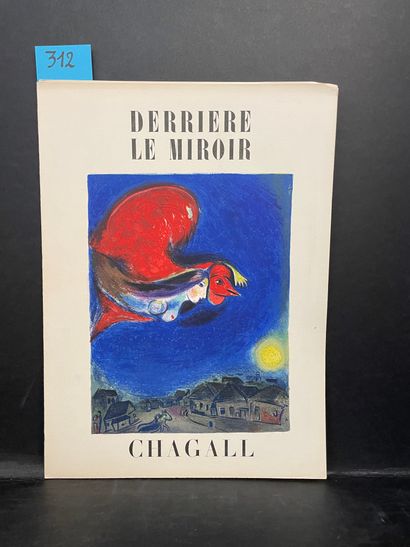 CHAGALL.- "Derrière le Miroir". N° 27/28. P., Maeght, 1950, in-folio, en feuilles,...
