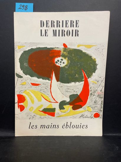 ALECHINSKY.- "Derrière le Miroir". N° 32. Les Mains éblouies. P., Maeght, 1950, in-folio,...
