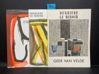 VAN VELDE.- "Derrière le Miroir". N° 51. Geer van Velde. P., Maeght, 1952, 1 f. in-folio...