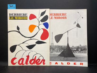 CALDER.- "Derrière le Miroir". N° 69/70. Calder. P., Maeght, 1954, in-folio, en feuilles,...