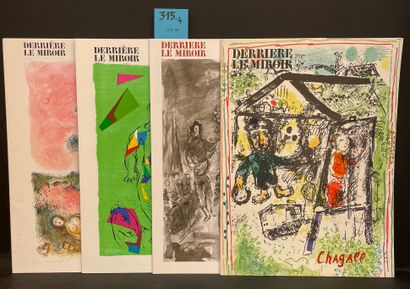 CHAGALL.- "Derrière le Miroir". N° 182. Chagall. P., Maeght, 1969, in-folio, 32 p....