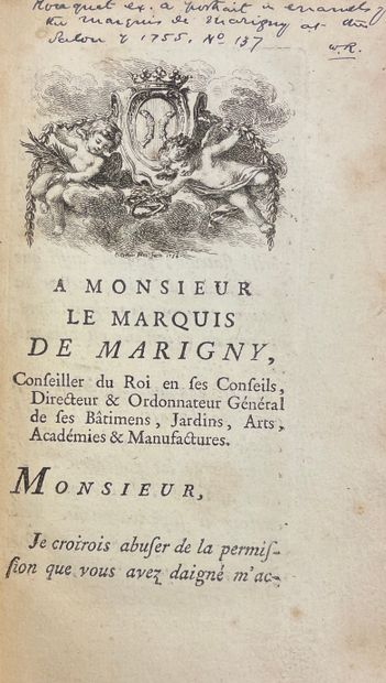 null ROUQUET. L’État des arts en Angleterre. Paris, Ch. Ant. Jombert, 1755, in-12,...