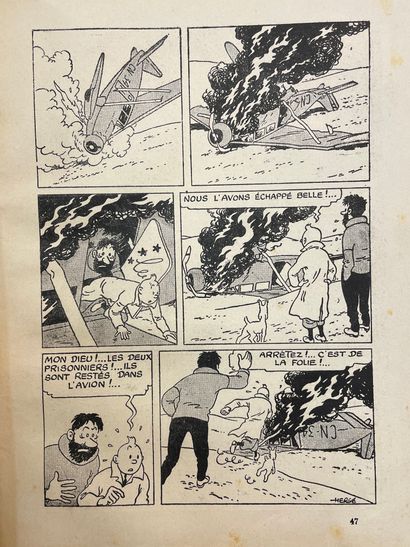 HERGÉ. Les Aventures de Tintin. Le Crabe aux pinces d’or. Tournai-Paris, Casterman,...