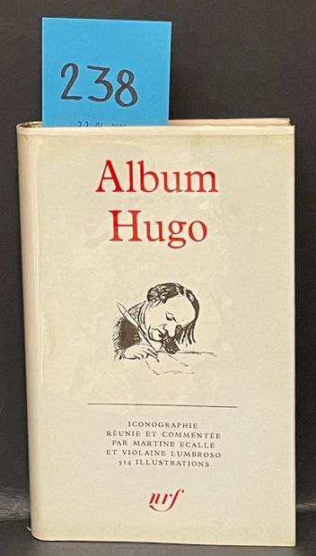 Album Hugo. P., NRF, "Bibl. de la Pléiade", 1964, in-12, rel. édit., jaq., rhodoïd,...