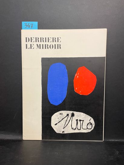 MIRO.- 
MIRO.- "Derrière le Miroir". N° 57-58-59. Miro. P., Maeght, 1953, in-folio,...