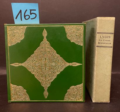 LYDIS (Mariette). Le Coran. Quarante deux miniatures. Paris, Société du Livre d'art...