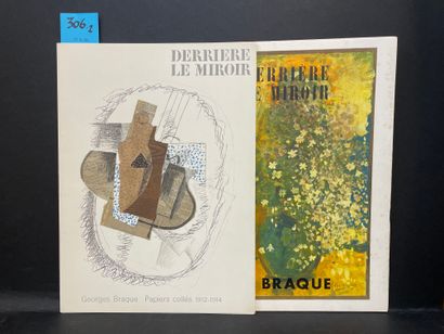 BRAQUE.- "Derrière le Miroir". N° 48/49. Georges Braque. P., Maeght, 1952, in-folio,...