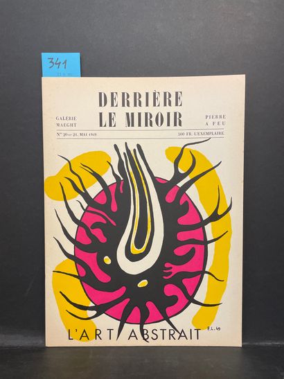 LEGER.- "Derrière le Miroir". N° 20/21. P., Maeght, 1949, in-folio, en feuilles,...