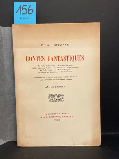 LAMBERT, André.- HOFFMANN (E.T.A.). Contes fantastiques illustrés à l'eau-forte par...