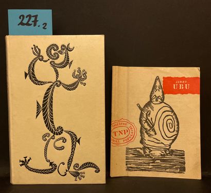 JARRY (Alfred). Oeuvres poétiques complètes. P., NRF, 1945, in-12, cart. orné édit....