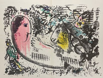 CHAGALL.- "Derrière le Miroir". N° 182. Chagall. P., Maeght, 1969, in-folio, 32 p....