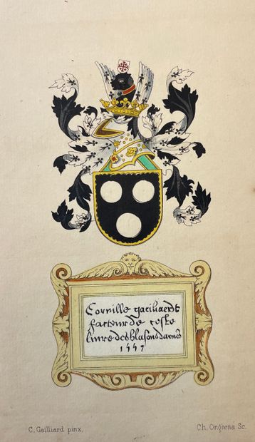 null GAILLIARD (Corneille). The Coat of Arms, followed by the Armorial of the towns,...