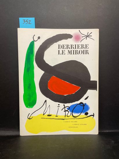 MIRO.- "Derrière le Miroir". N° 164-165. P., Maeght, 1967, in-folio, en feuilles,...