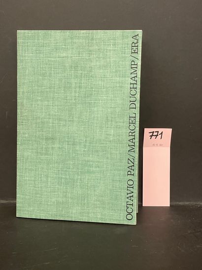 null PAZ (Octavio) et DUCHAMP (Marcel). Libro-maleta. Mexico, Era, 1968, 1 chemise...