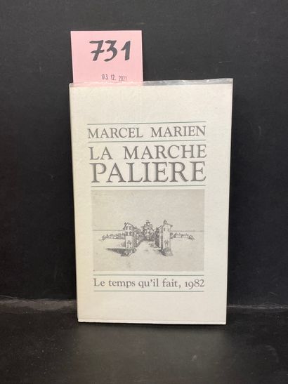 MARIËN (Marcel). La Marche Palière. Illustré de quatre photographies de l'auteur....