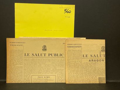 BROODTHAERS.- "Le Salut public". Weekly magazine of political and literary accuracy....