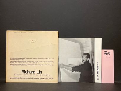 null LIN (Richard). Sans titre (1970). Sérigraphie en couleurs tirée sur carton,...