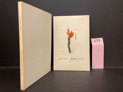 null 1/50的头像拷贝在Japon super nacré上。埃卢阿德（Paul）和查尔（René）。两首诗。P.，Jean Hugues，1960年，大8°，br.，封面上有René...