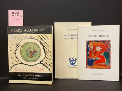 null First edition enriched with a drawing - ALECHINSKY (Pierre). Roue libre. Geneva,...