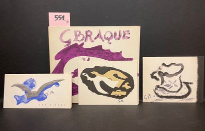 null Georges Braque. Great illustrated books. Exhibition. P., Adrien Maeght, 1958,...