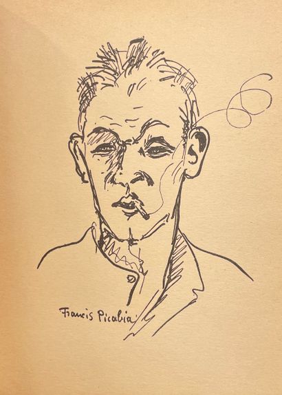 CENDRARS (Blaise). 柯达（纪录片）。Francis Picabia绘制的肖像。P., Stock, "Poésie du Temps", 1924,...