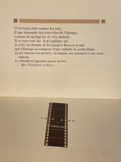 MORAND (Paul). 美国 1927年。抒情照片专辑。皮埃尔-勒格朗的装饰品。P.，Plaisir du Bibliophile，1928年，长方形12开，br。第一版印刷了650份，这一份没有编号。皮埃尔-勒格朗在保罗-莫兰的...