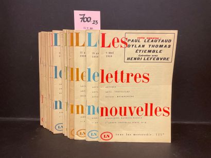 null "Les Lettres nouvelles" [2e série]. Lettres - Arts - Spectacles - Essais - Mythologies....