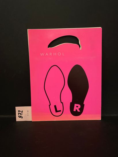 WARHOL.- "Ecran-écrin". Les Livres de Warhol. Exposition. P., Galerie Arenthon (Patricia...