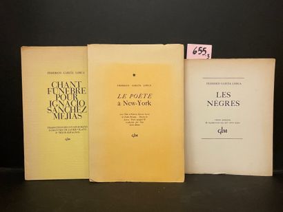 GARCIA LORCA (Federico). The Negroes. Spanish text and translation by Guy Lévis Mano....