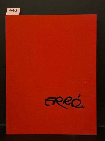 null 第一份带有原版印刷品的副本--埃罗。展览。Paris-Le Bourget, Espace collectivités, 2006, 4°，布版，黄色，装在豪华的全红布套里。首版印刷200份，1/30份...